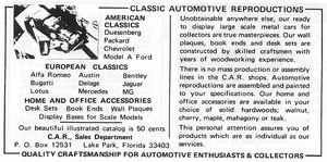 Classic Automotive Reproductions - The Crittenden Automotive Library