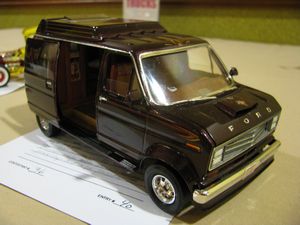 Custom Ford Econoline Model Car