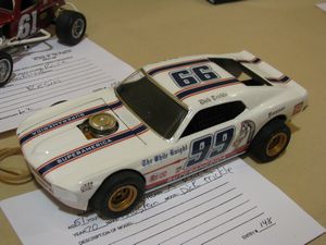 Dick Trickle 1970 Ford Mustang Model Car