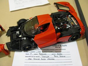 Enzo Ferrari Model Car