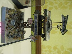 A-Dependable Auto Salvage Model Car Sign