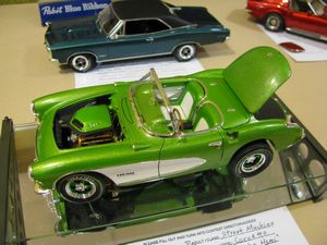 1957 Chevrolet Corvette Model Car with DeSoto FireDome Engine