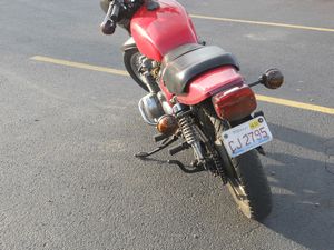 Red Kawasaki License Plate CJ2795