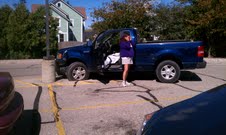 Truck Hit Light Pole