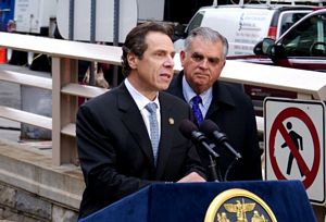 With Governor Cuomo at the tunnel reopening