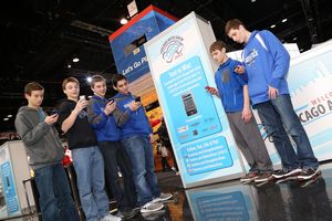 Chicago Auto Show Attendees using Social Media