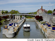 US Route 11 crosses the Erie Canal