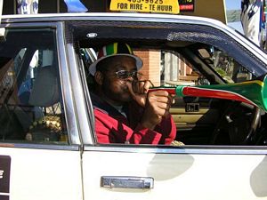 South African Taxi Driver/Vuvuzela