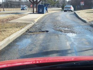 Woodstock Post Office Pothole