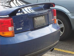 Tinted License Plate Covers