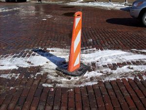 Woodstock Square Road Damage
