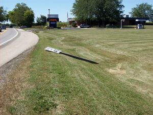 Speed Limit Sign Down