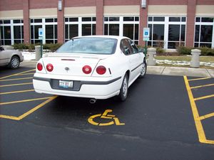 White Chevrolet Impala