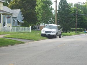 Parked on Grass