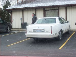 White Cadillac