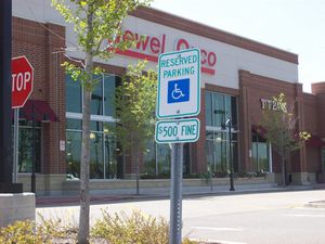 Handicap Parking $500 Fine Sign