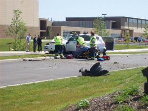 Woodstock North High School Crash