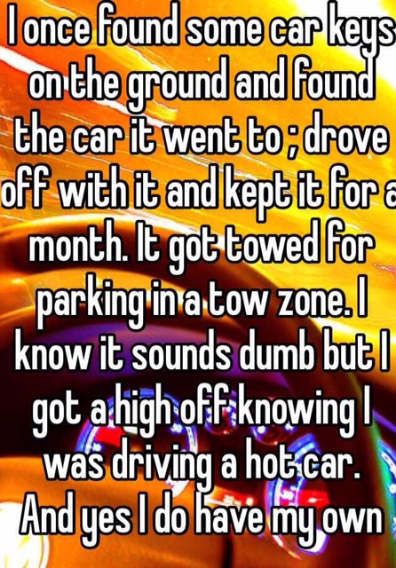 Whisper Driving Confession