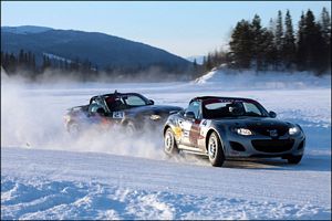 Mazda Miata Ice Racing