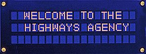 Highways Agency Sign