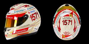 Fernando Alonso Helmet
