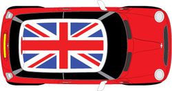 Union Jack Mini Cooper