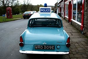 Classic British Police Car