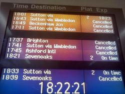 Public Transport Schedule Board