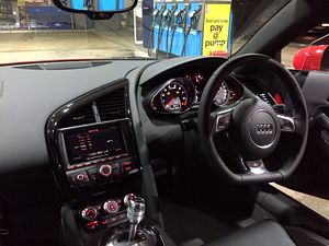 The R8's interior