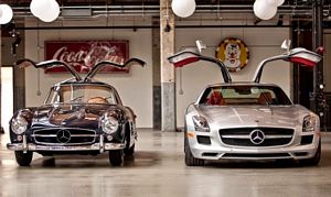 Mercedes-Benz SL/SLS Size Comparison