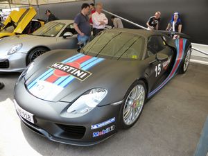 Porsche 918 at 2014 Goodwood Festival of Speed