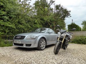 The TT 3.2 V6 and Triumph Street Triple