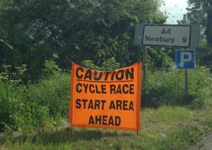 Cyclists Sign