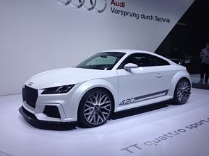 Audi TT quattro Sport Concept at 2014 Geneva Motor Show
