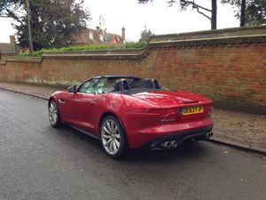 2014 Jaguar F-Type V8 S Convertible in Italian Racing Red