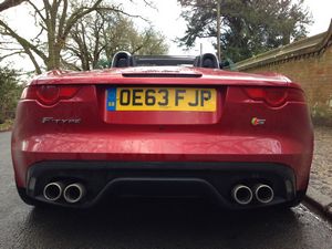 2014 Jaguar F-Type V8 S Convertible in Italian Racing Red