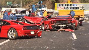 Ferrari Crash