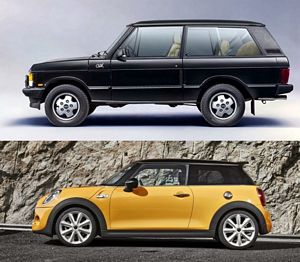 Mini Cooper vs. Range Rover