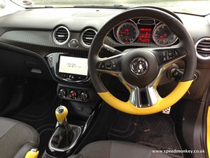 Vauxhall Adam Slam in Flaming Yellow