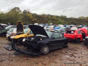 UK Auto Scrapyard Volkswagen Cabrio