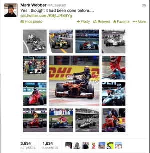 Mark Webber 2013 Singapore Grand Prix