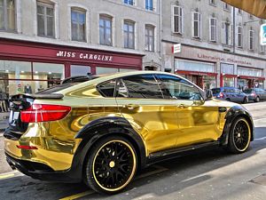 tastelessly modified car