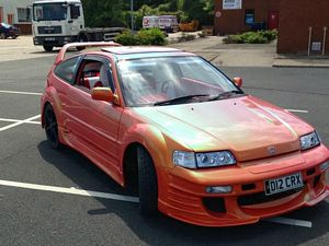 tastelessly modified car