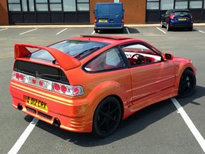 tastelessly modified car