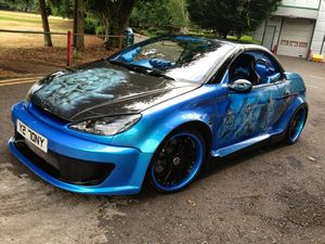 tastelessly modified car