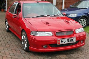 tastelessly modified car