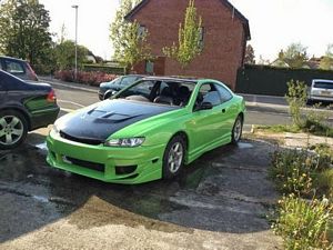 tastelessly modified car