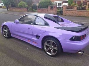 tastelessly modified car