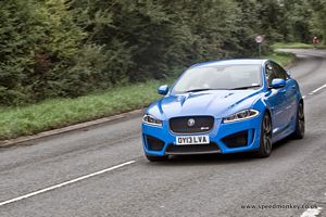 2013 Jaguar XFR-S in French Racing Blue