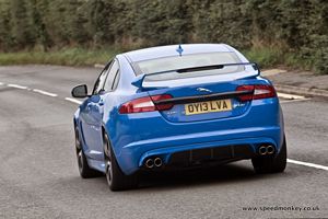 2013 Jaguar XFR-S in French Racing Blue